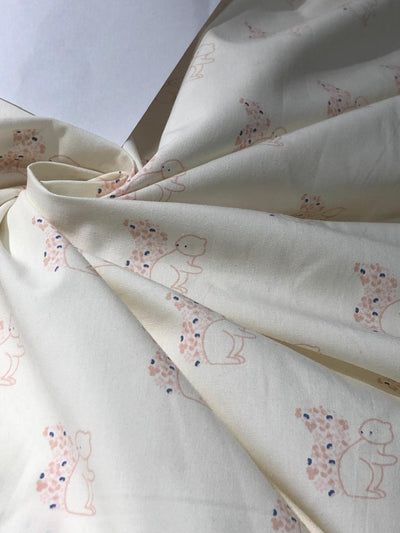 100% Cotton POPLIN PRINT TEDDY PRINT 58" wide [16565]