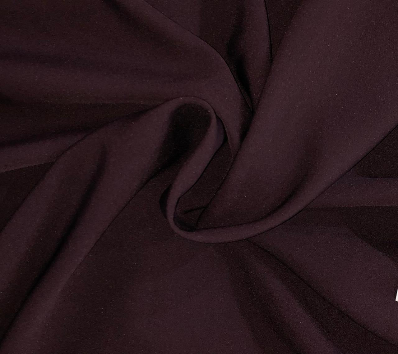 Scuba Crepe Stretch Jersey Knit Dress Fabric ~58&quot; wide available in 3 colors lilac, garnett brunette and burnt sienna brown