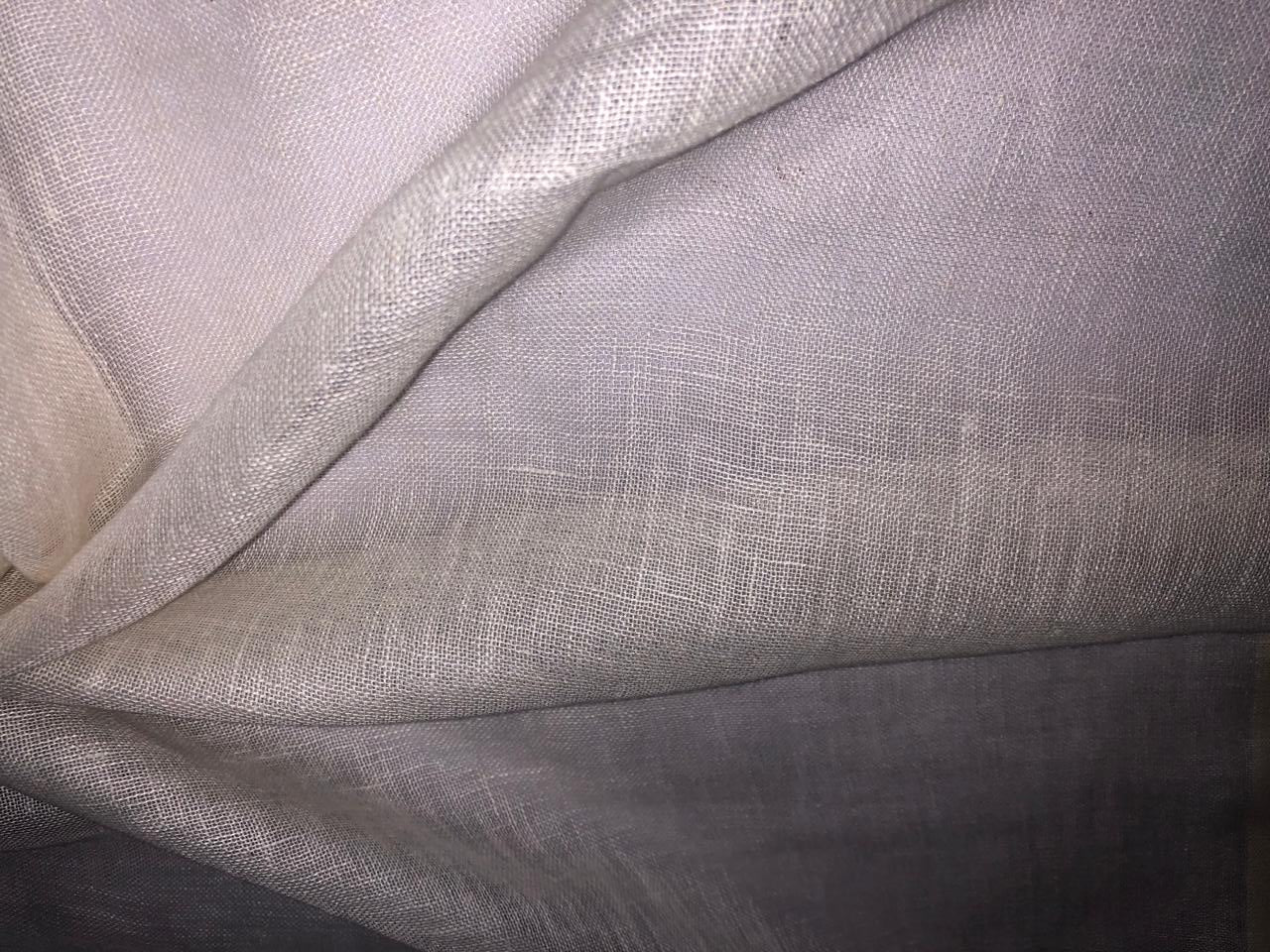 Pure linen fabric Thin 26 momme  59&quot; wide available in natural color ivory 44" and camel 58"[ROLLS]