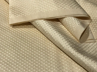 100% Silk Taffeta Jacquard Fabric SELF MOTIF  jacquard available in 2 colors light brown and cream TAFJACNEW13[2/3]