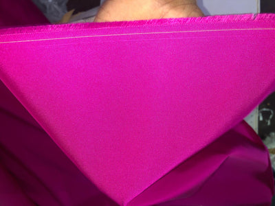 Silk Dupion fabric  SELF RIBBED available in 2 colors intense hot pink and red  54" wide [DUP407/408 ROLL]