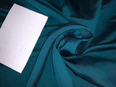 Silk Brocade fabric  TEAL ABSTRACT  Jacquard with subtle sequence 54" wide BRO942[4] option of buying a matching solid too .