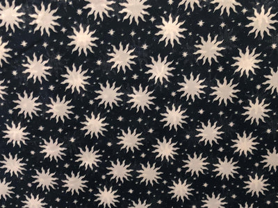 Sushi Voile  PRINTED Fabric  58" wide available in 2 prints orange and candy floral and navy and cream stars