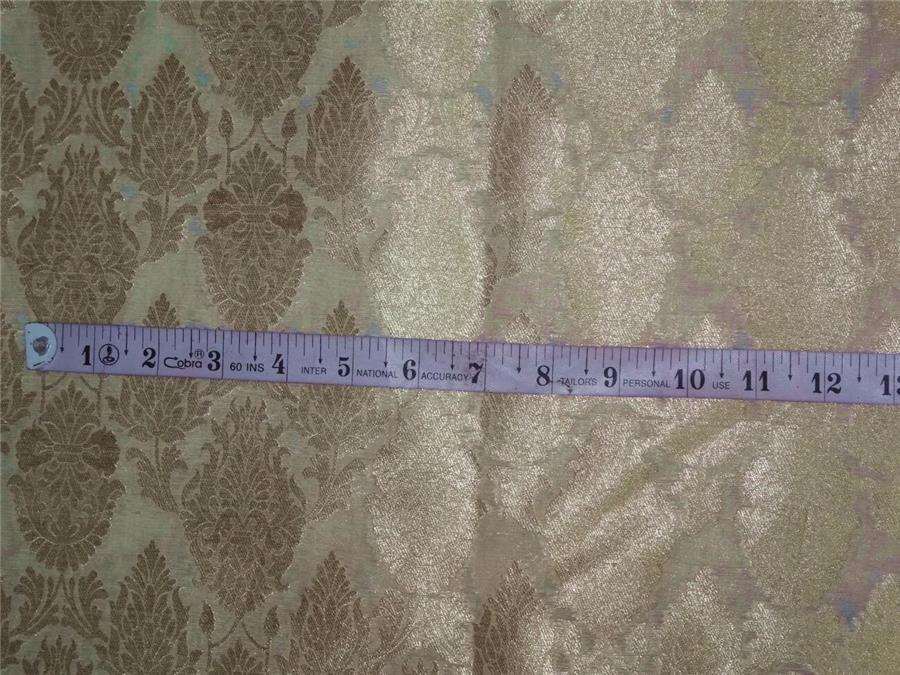 100% cotton brocade ivory with gold metallic colour44&quot; wide motifs