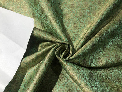 Silk Brocade fabric  jacquard  available in 2 colors mint and old rose BRO1000[4/5]