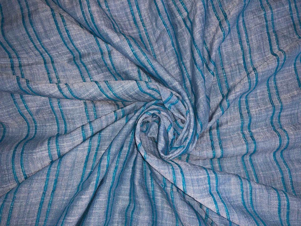 100% Cotton Chambray by Arvind Mills 58" wide available in 2 colors  BLUE and PINK