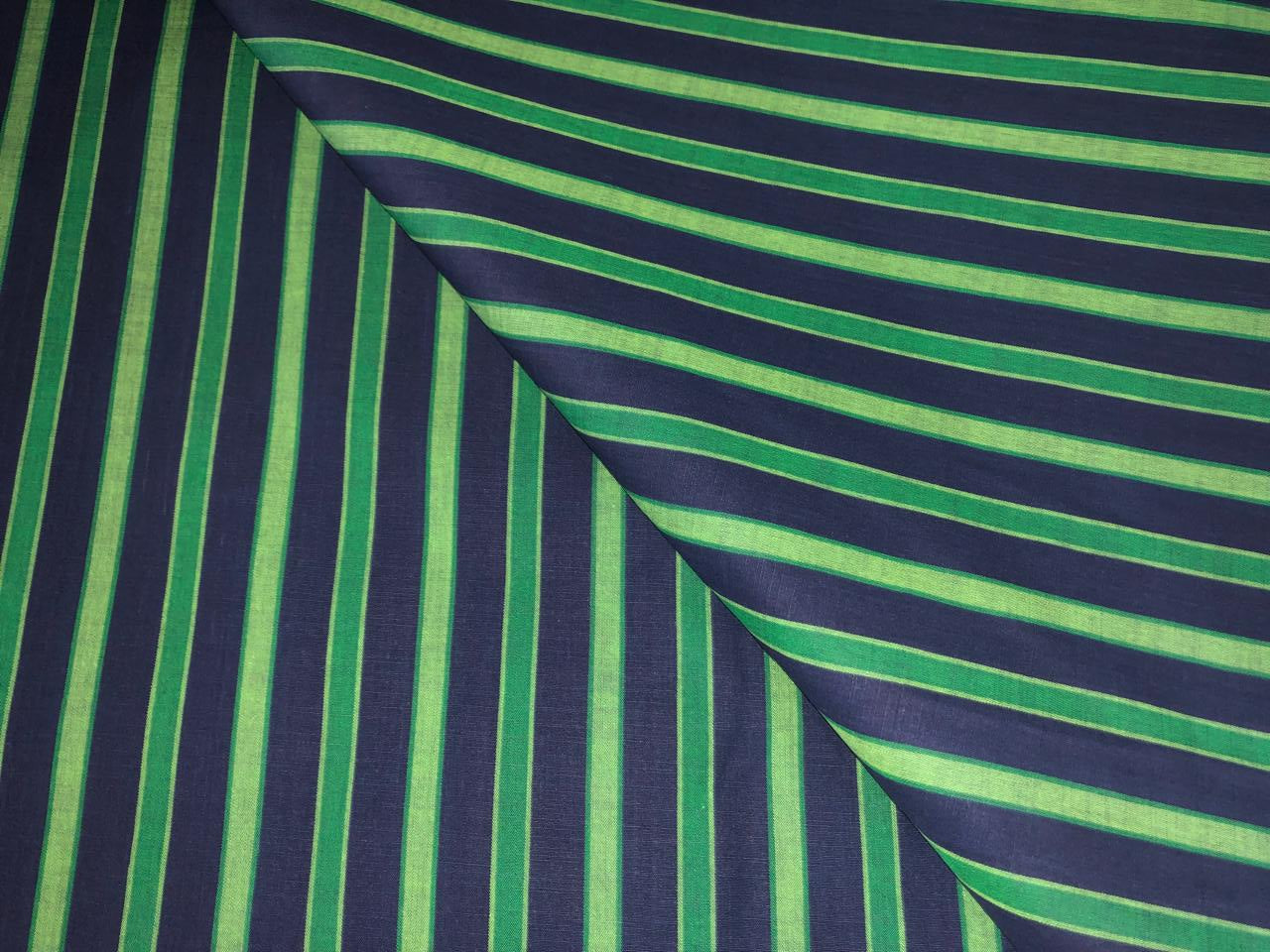 100 %cotton yarn dyed  58 inches wide /147 cms, available in 4 colors green, navy/green ,ivory/blue ,pink, yellow, green and yellow ,black, blue and taupe