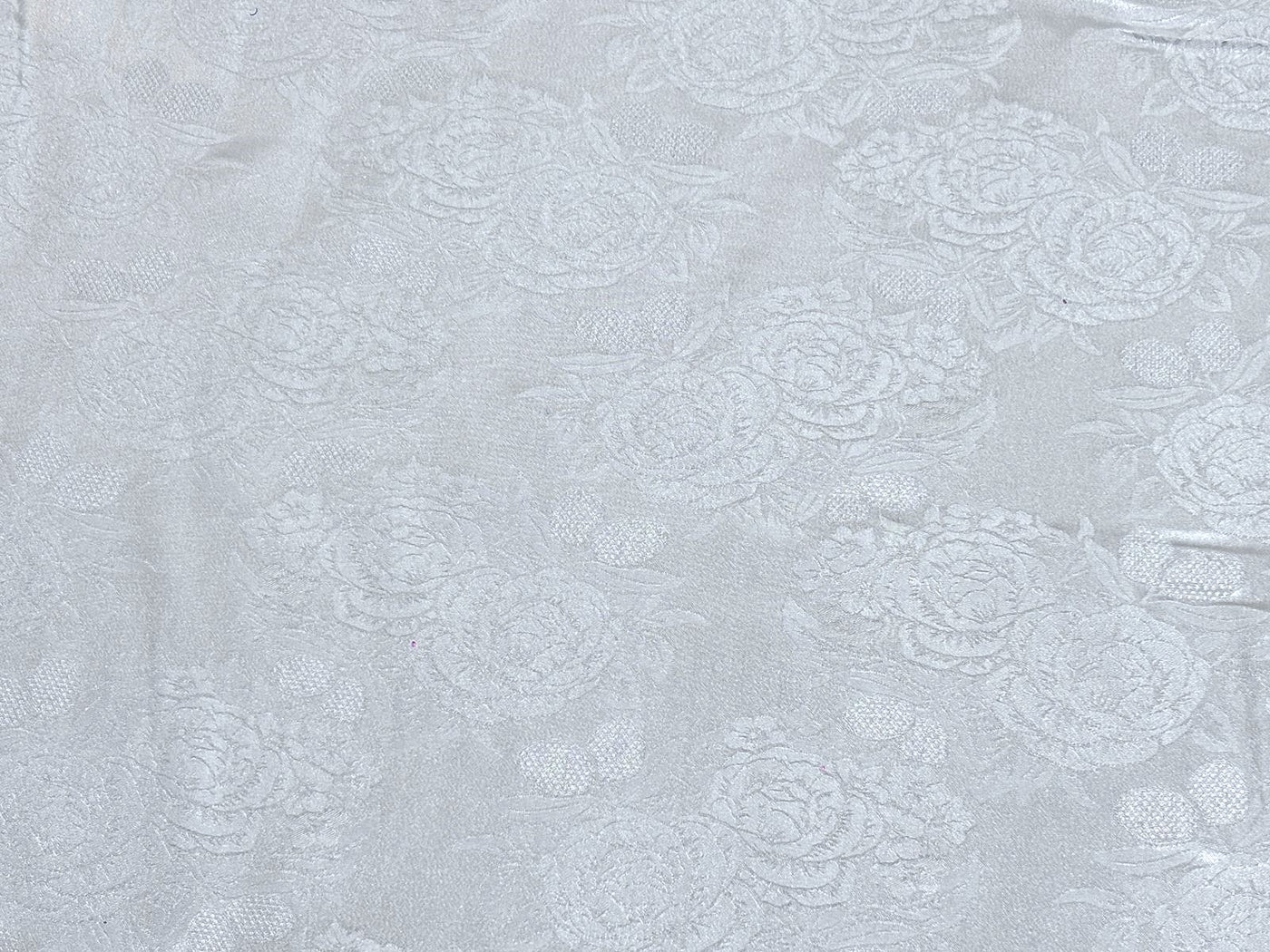 Silk  Satin JACQUARD IVORY WHITE 54" wide available in abstract,floral,roses,waves and triangles jacquard  designs