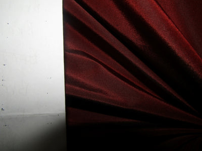 SILK TAFFETA FABRIC wide Rich Burgundy color 54" wide TAF330