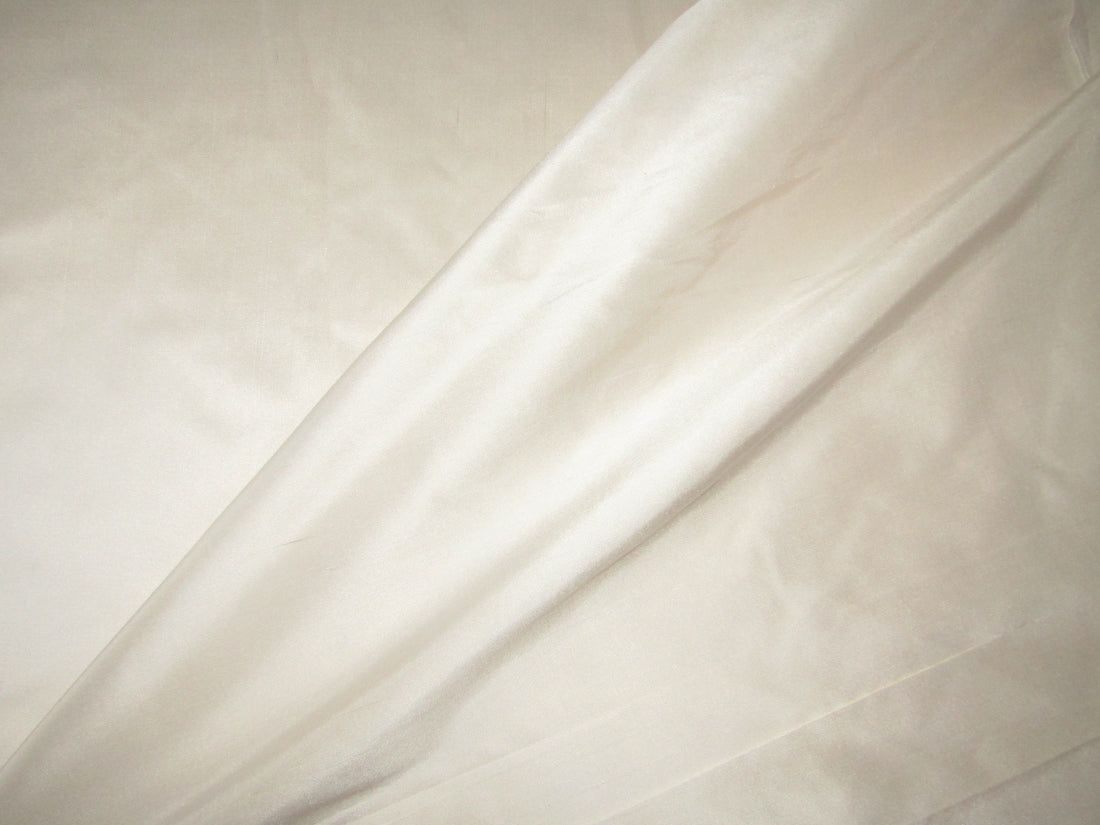 PURE SILK DUPIONI FABRIC CREAM COLOR 54" wide DUP190