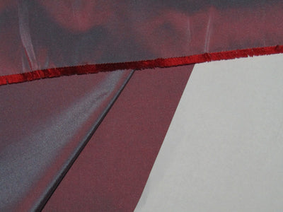 SILK TAFFETA FABRIC Aubergine color 54" wide TAF40[3]