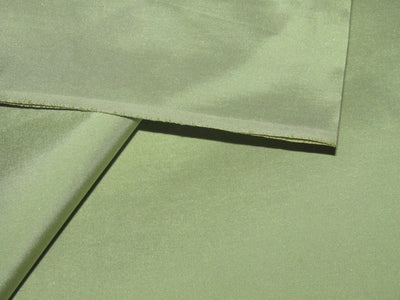 Pure SILK TAFFETA FABRIC pista color 44" wide TAF90[4]