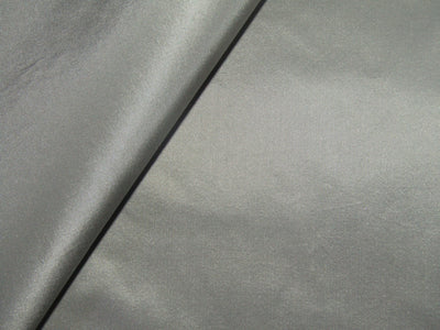 100% Pure SILK TAFFETA FABRIC SILVER GREY color 54" wide TAF183[4]