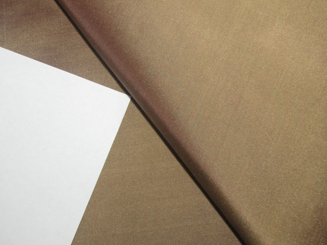 SILK TAFFETA FABRIC Glittery Choco colour 54'' wide TAF190[1]