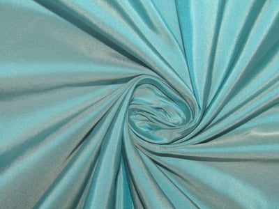 SILK TAFFETA FABRIC Dusty Sea Blue color 54" wide TAF188