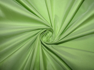 100% Pure SILK TAFFETA FABRIC Pastel Lime Green color 54" wide TAF217[1]