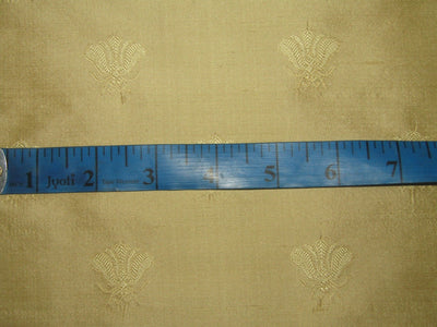 SILK Dupioni FABRIC Light Gold color with Jacquard DUPSJ5[1]