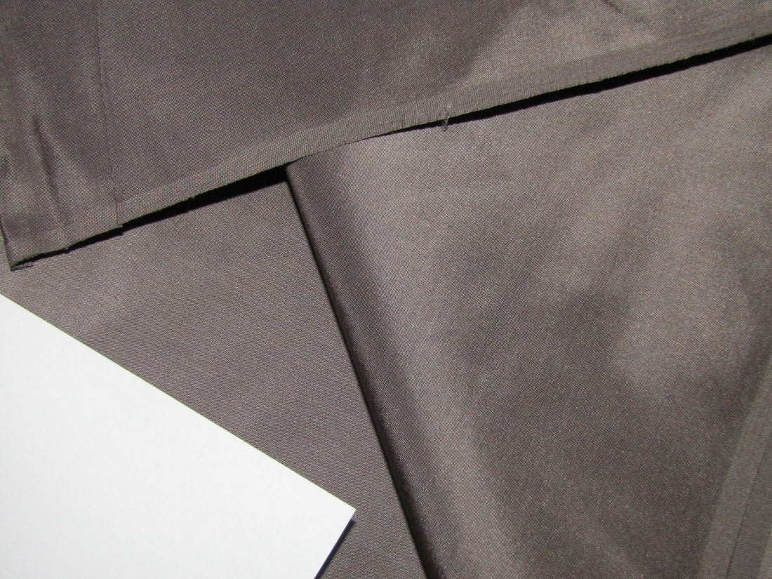 100% Pure SILK TAFFETA FABRIC ASH color TAF334[2]