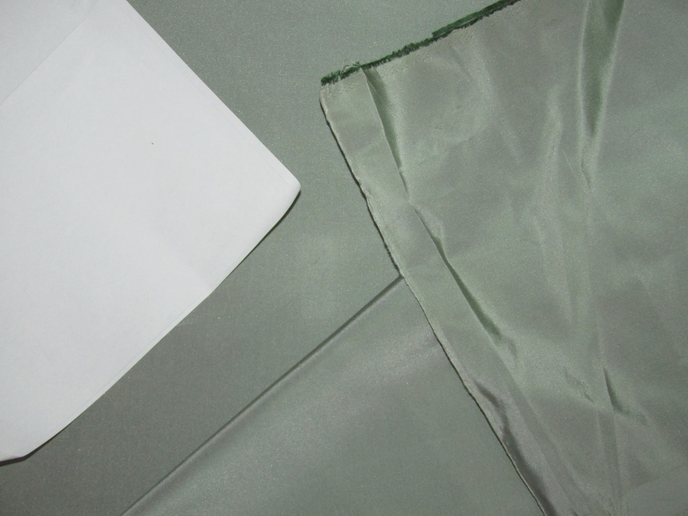 100% Pure Silk Taffeta 32 MOMME DARK SAGE color 54"-60" wide TAF337ROLL