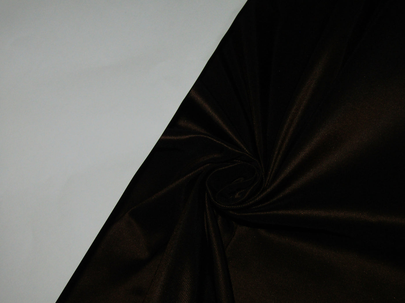 100% SILK TAFFETA FABRIC Ribbed PIN STRIPE 40 momme  54" wide- available in 6 colors [TEAL X BLACK /PINK X GOLD/ PURPLE RED /BLUE GREY / LIGHT BLUE AND YELLOW X ORANGE]