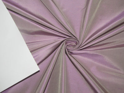 Silk Dupion fabric  LILAC TINGE OF GREEN [PURPLE X DUSTY MINT] color 54" wide [DUP411 ROLL]