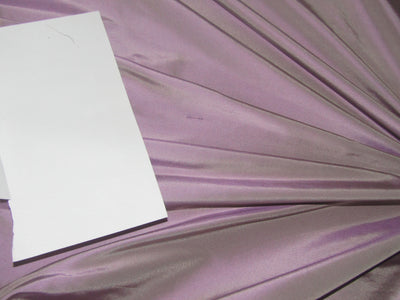 Silk Dupion fabric  LILAC TINGE OF GREEN [PURPLE X DUSTY MINT] color 54" wide [DUP411 ROLL]