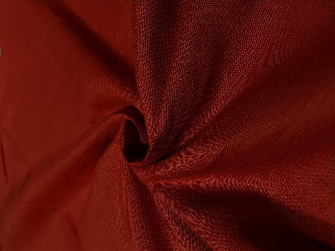 100% linen  40 LEA 58" wide available in 5 colors BRICK RED/INK BLUE/MOSS GREEN/BROWN AND BLACK