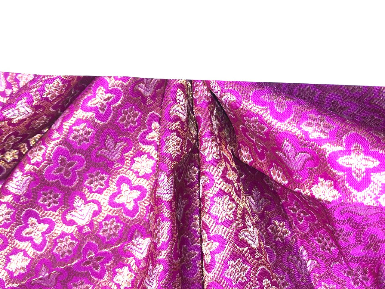 Brocade Fabric Jacquard x metallic gold Gold Color 44" WIDE BRO977 available in 7 colors bright pink , red,royal blue,teal,parrot green,mulberry and ivory