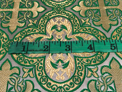 Brocade fabric VESTMENT 60" wide  available in 4 colors green/ blue/ red and purple BRO950