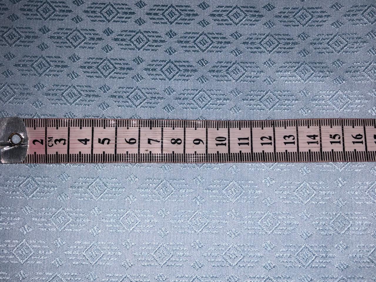 COTTON BROCADE FABRIC  44" wide BRO1002 available in 5 pastel shades baby blue/light pink/grey/peach and mint