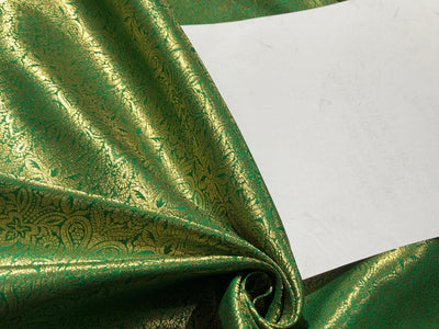 Silk Brocade fabric 44" wide INTRICATE JACQUARD available in 10 colors