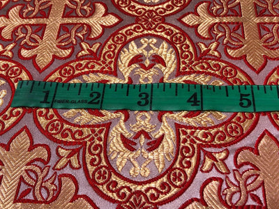 Brocade fabric VESTMENT 60" wide  available in 4 colors green/ blue/ red and purple BRO950