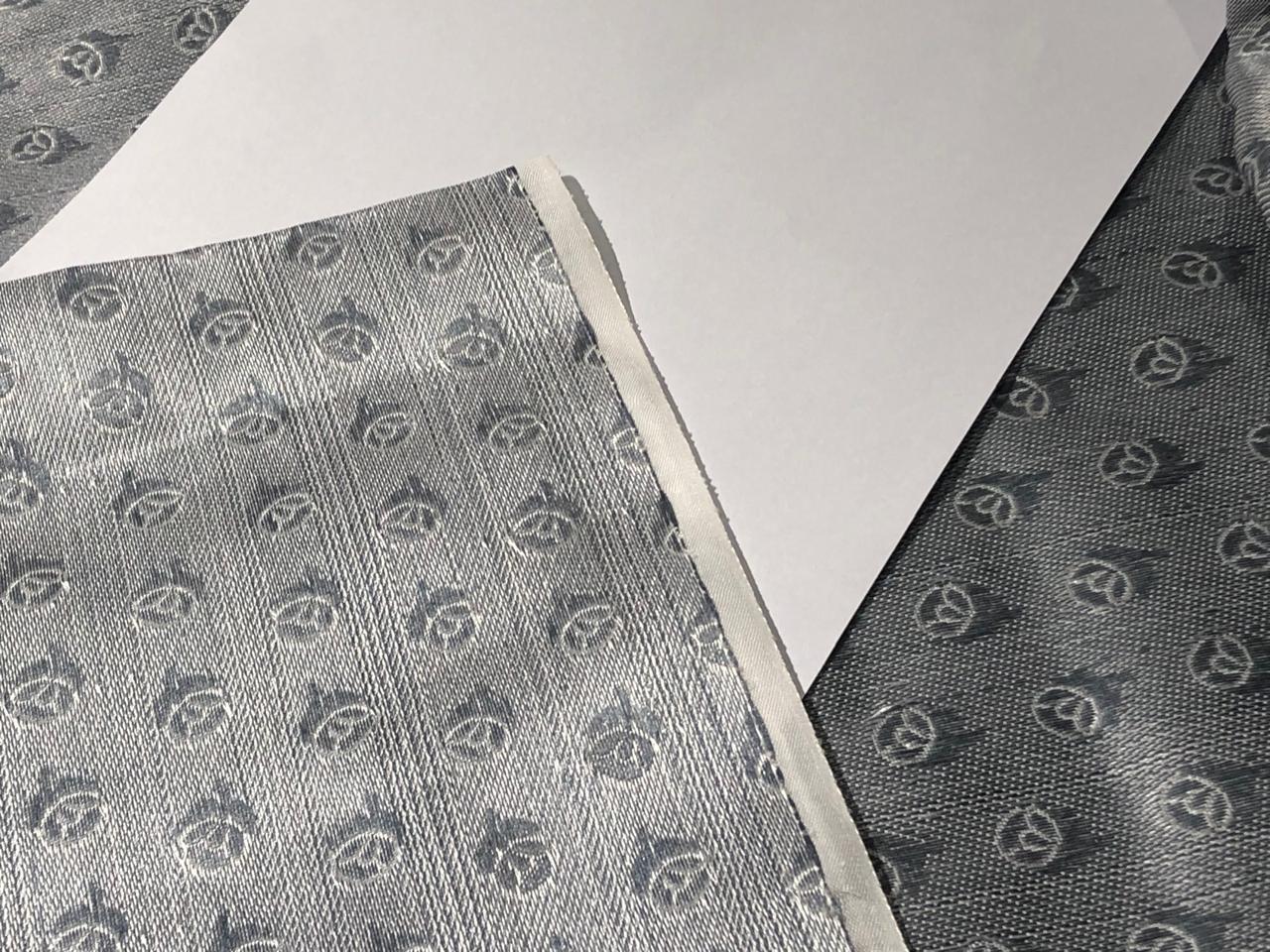 Brocade Fabric  Jacquard ROSES available in 2 colors TEA ROSE AND SILVER GREY BRO998[5/6]