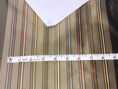 silk taffeta fabric multi color stripes 54" WIDE TAFS158[1]