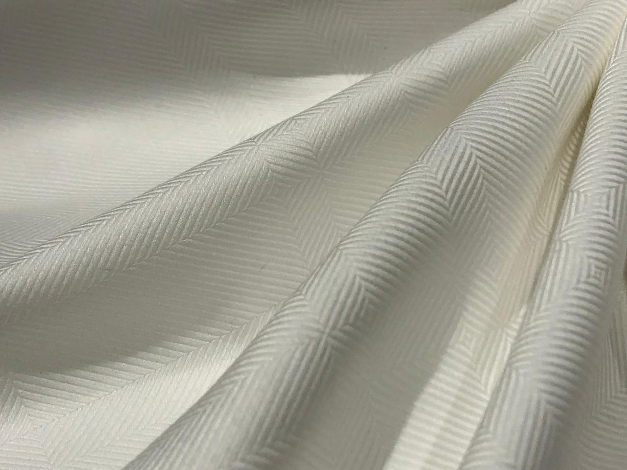 Italian Supima cotton herringbone weave 58" wide available in white and powder blue