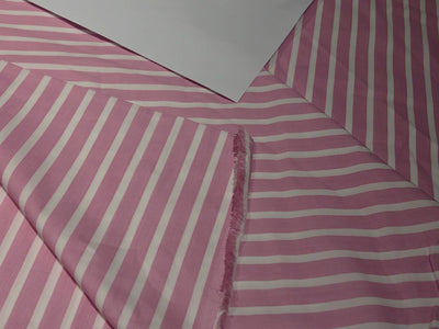 100% Cotton Poplin STRIPES  58" wide AVAILABLE IN 4 COLORS bright blue/sky blue/pink and baby blue