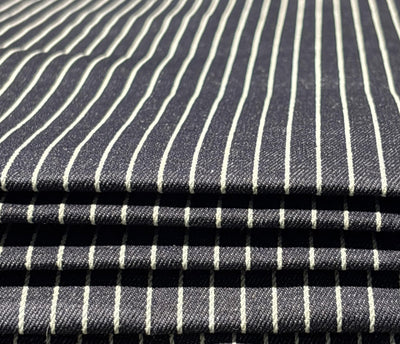 100% Cotton Denim STRIPES available in 2 different styles double stripe and single stripe [17175/76]