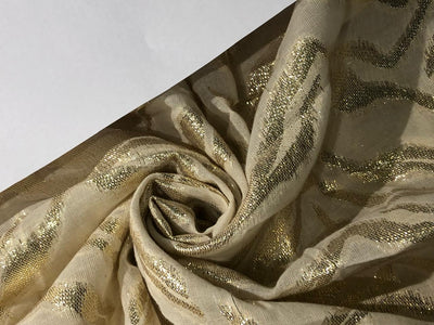 100% pure cotton fine voile HIGH TWIST  lurex  jacquard 44" wide available in two geometric designs