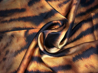 Satin 58" wide TIGER/LION/ANIMAL PRINTS available in 4 choice of prints