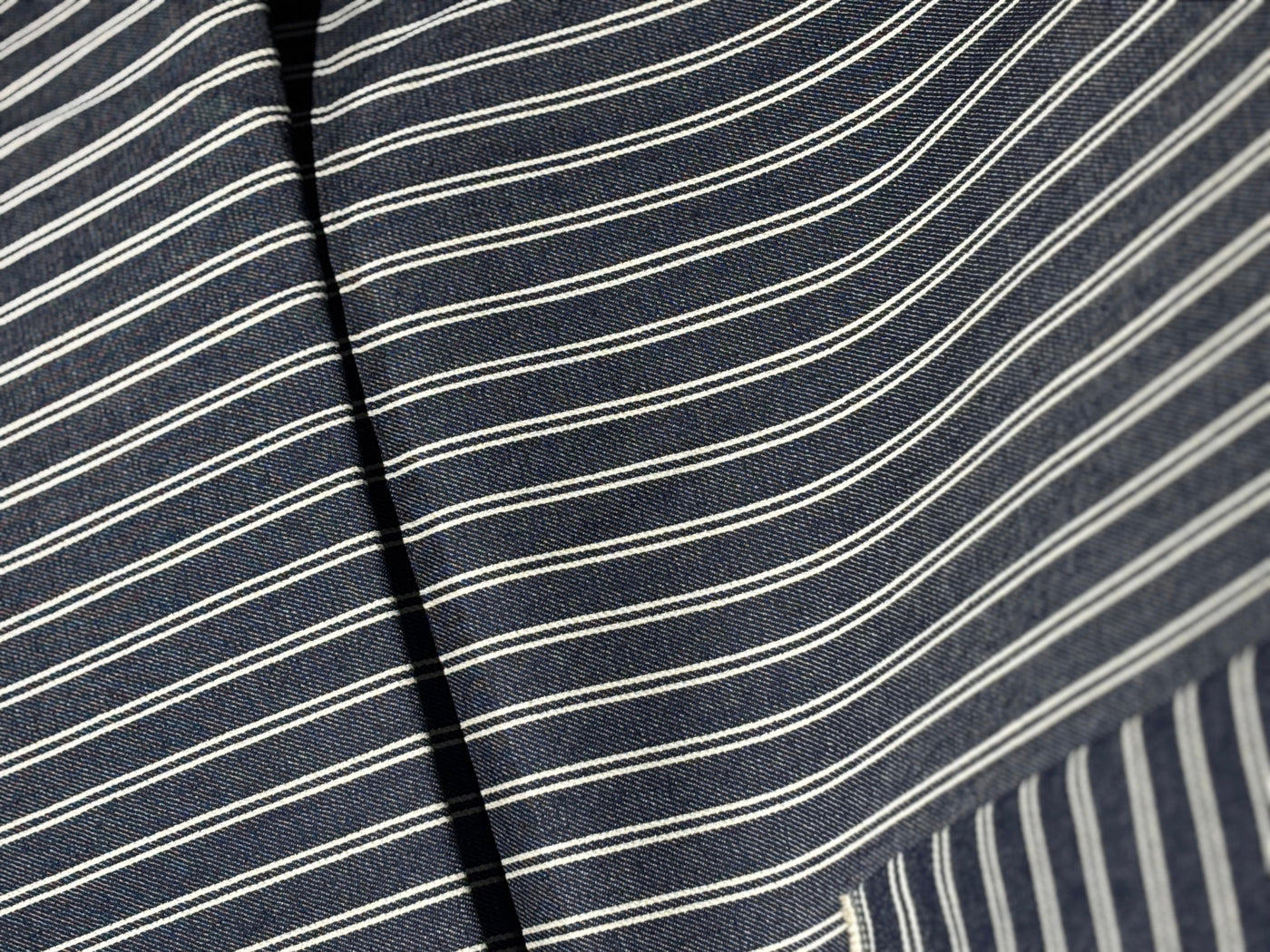 100% Cotton Denim STRIPES available in 2 different styles double stripe and single stripe [17175/76]