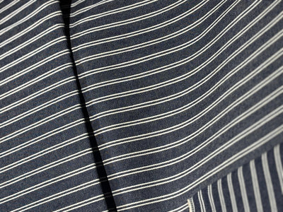 100% Cotton Denim STRIPES available in 2 different styles double stripe and single stripe [17175/76]