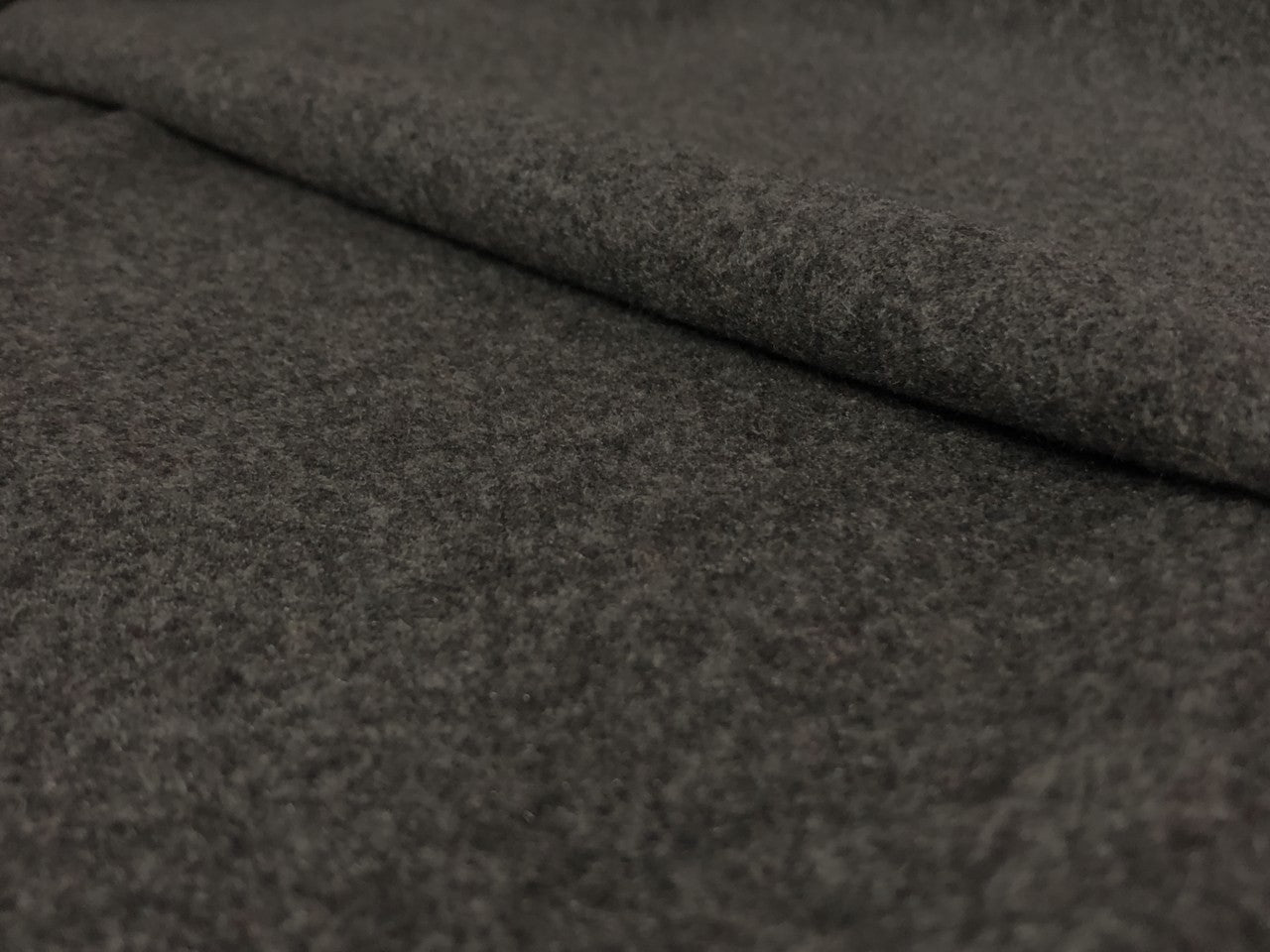 Wool Suiting Fabric DARK GREY [16450]