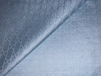 COTTON BROCADE FABRIC  44" wide BRO1002 available in 5 pastel shades baby blue/light pink/grey/peach and mint