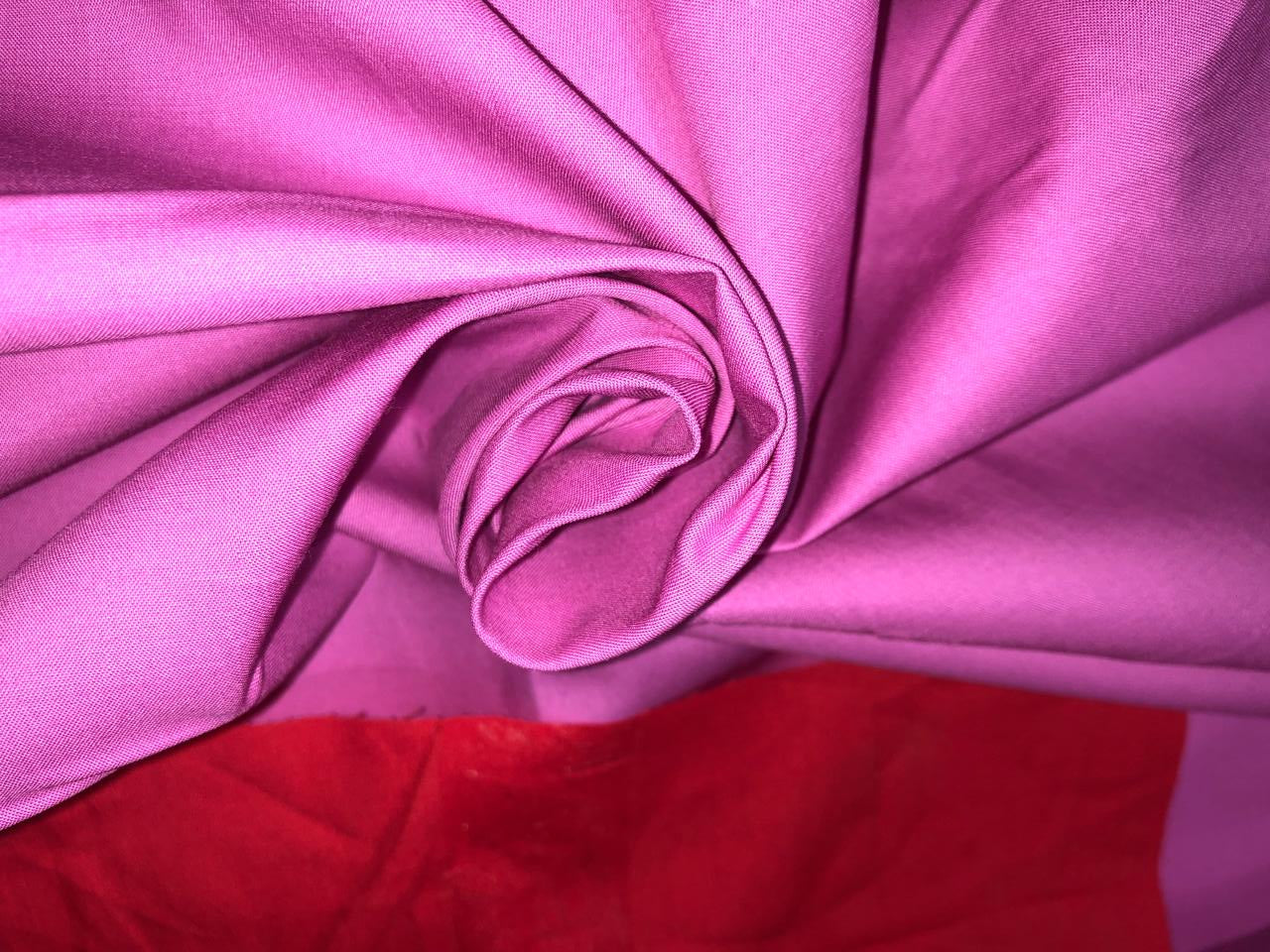 100%  Cotton Poplin MILL DYED   58" WIDE available in 2 colors pink and red by the yard  [rolls]