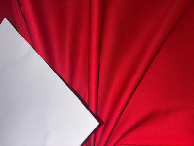 100% Cotton Denim  Fabric red color 58" wide  AMAZING FOR SHIRTS [17179]