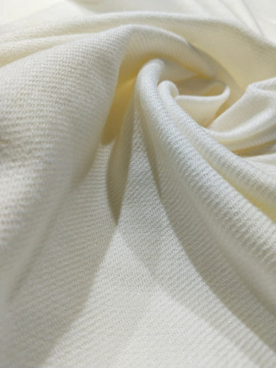 Silk X Wool Twill Fabric available in 3 colors white ivory, brown and camel