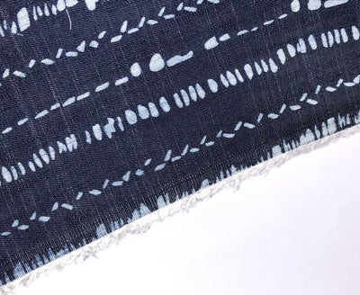 100% Cotton Denim  Fabric 58" wide ABSTRACT STRIPES [16744]