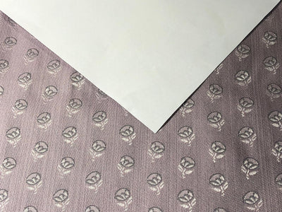 Brocade Fabric  Jacquard ROSES available in 2 colors TEA ROSE AND SILVER GREY BRO998[5/6]