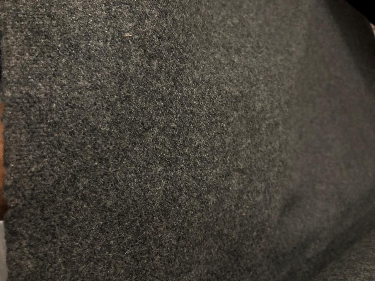 Wool Suiting Fabric DARK GREY [16450]