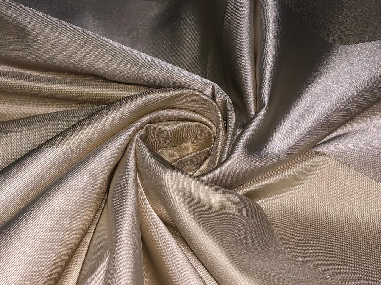 Silk taffeta large stripes IN 3 shades of cream  54" wide TAFS38 [2]